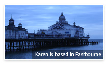 Karen is based in Eastbourne